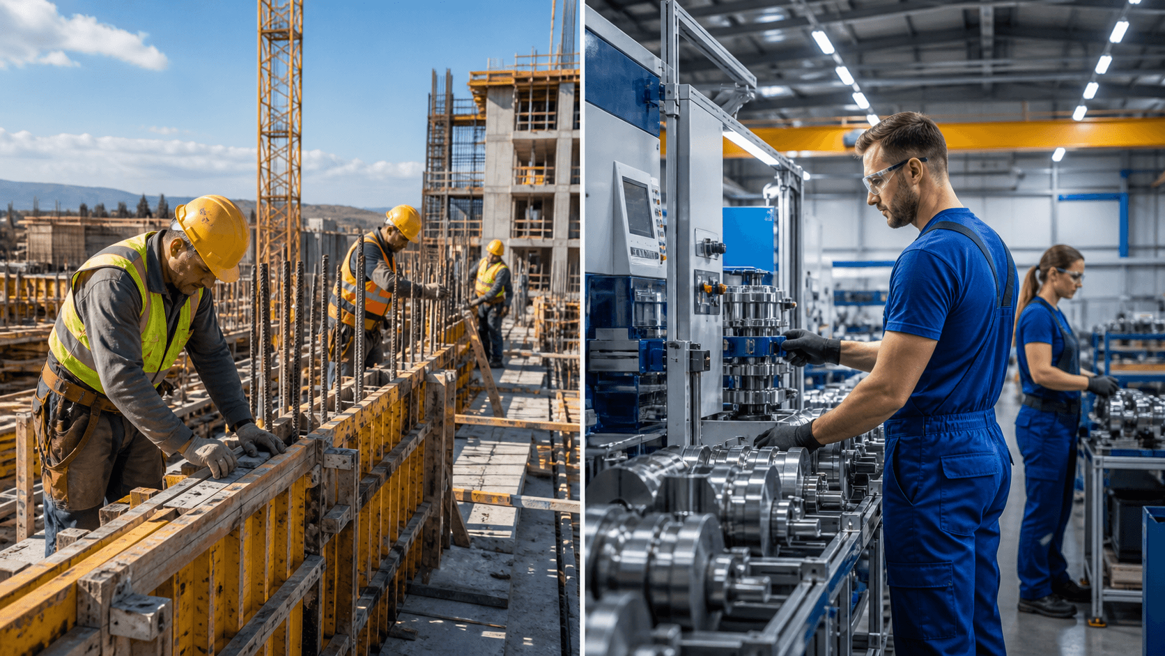Slovakiyada ishlab chiqarish va qurilish mutaxassislari
