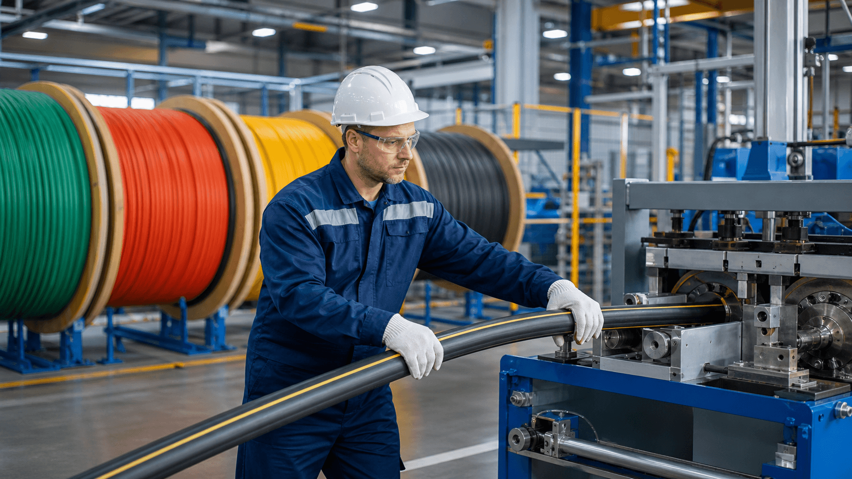 Kabel ishlab chiqarish zavodi ishchisi